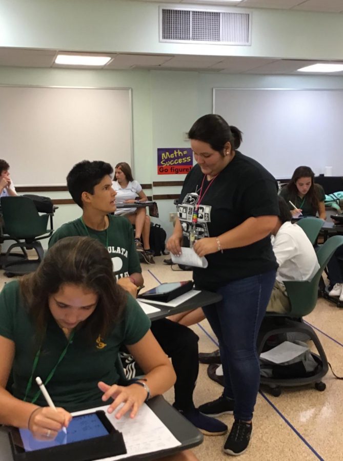 Ms. Arrieta teaches in the Math department this year. 