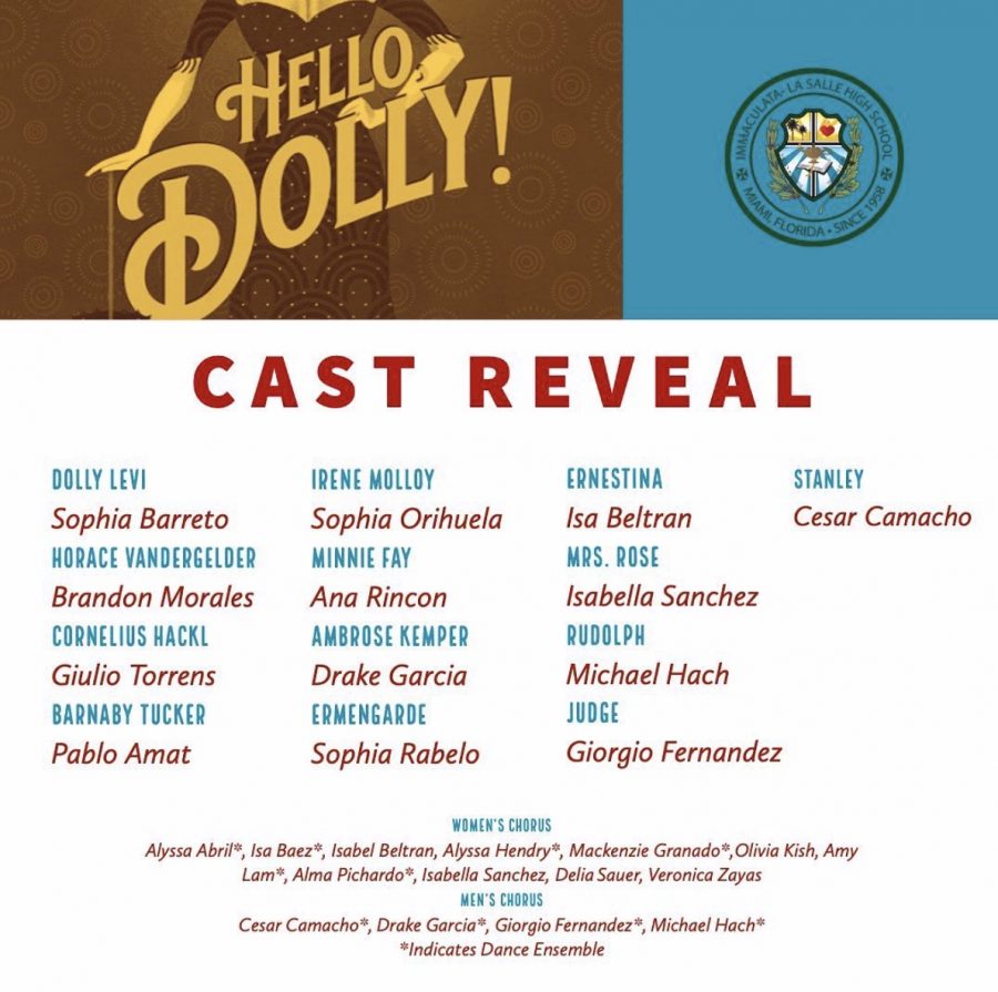 Drama Club Releases Cast List for Hello, Dolly!