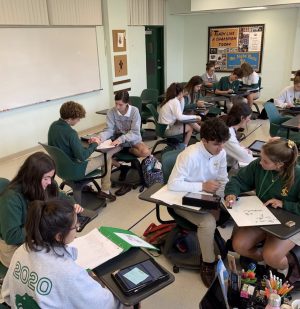 Math Lab is always crowded with students looking to help or improve their skills.