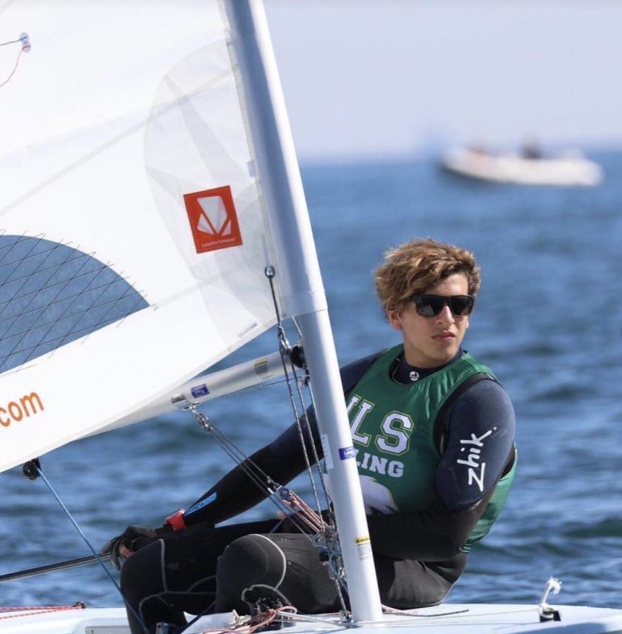 ILS senior Antonio Miranda placed 14th in the sailing national championships over the weekend.