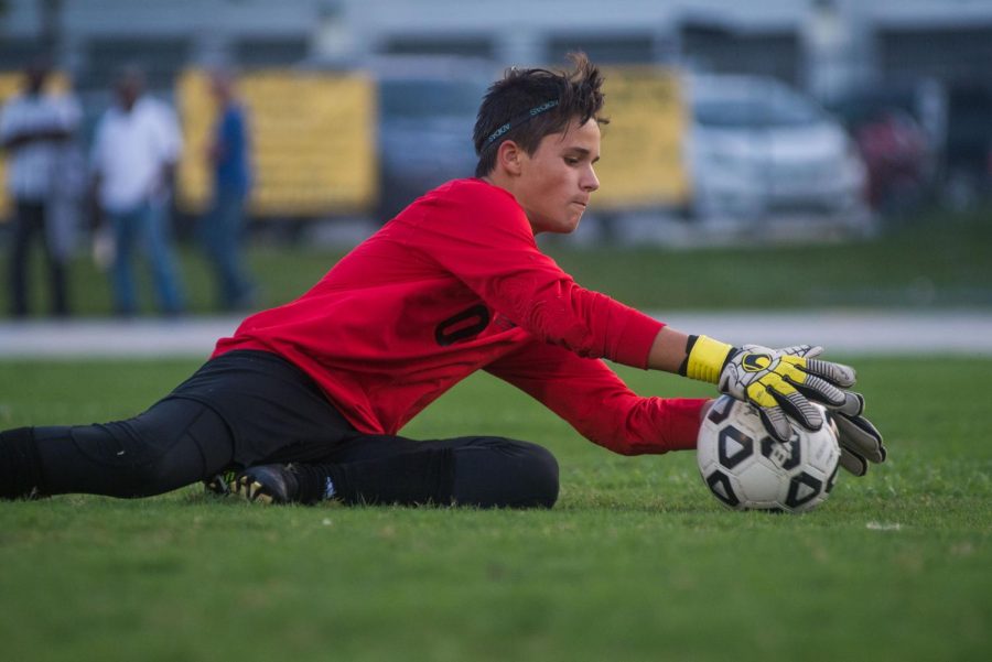 Sophomore Manuel Lopez registered a shut out last week vs MAST.