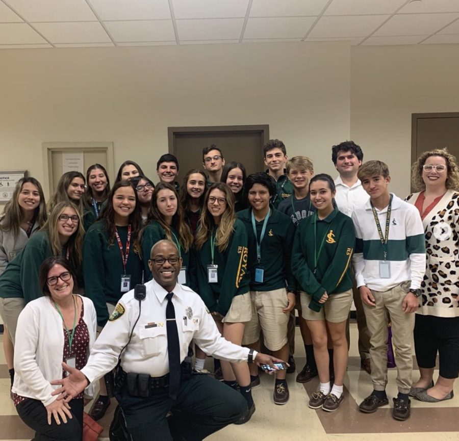 Law Club took a field trip to the Richard E. Gerstein Justice Building to learn more about the criminal justice system. Students were able to sit in on real court cases, speak to judges and ask questions, and even learned about the daily life of correctional officers.