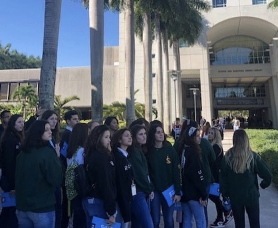 ILS juniors toured FIU on Tuesday. 