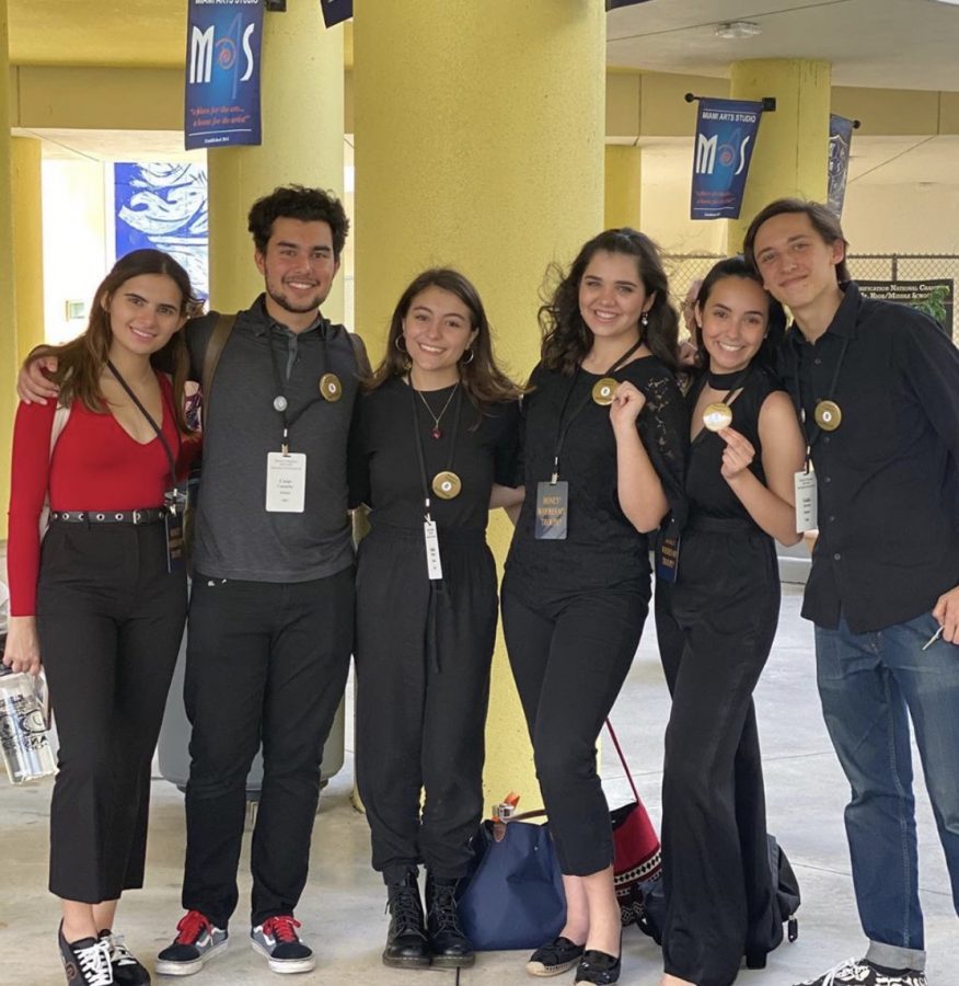 The ILS Thespians performed at the District 8 competition held at Miami Art Studio last weekend. 