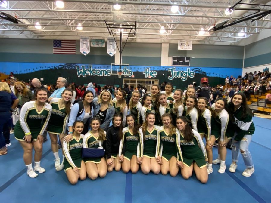 The ILS Competitive Cheerleading team has qualified for the State Championships for the second year in a row. 