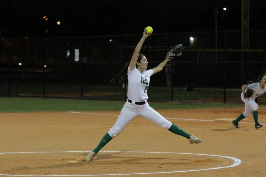 The ILS softball team is preparing for their season. Senior Yasmine Regueira will be one of the pitchers.