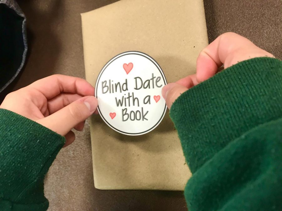NEHS hosts Blind Date with a Book in the SLC starting this Friday. 