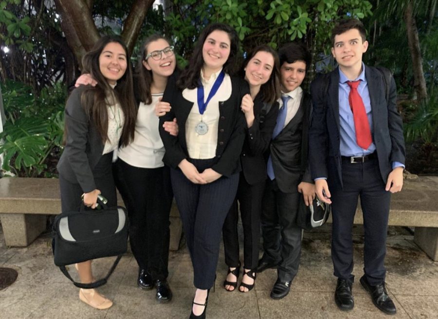 ILS+Senior+Isabella+Perez+earned+second+place+at+the+district+debate+tournament.