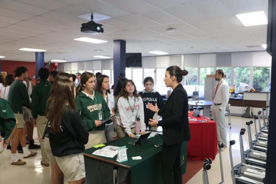 ILS juniors partook in the Jesuit College Fair on Monday in the SLC. 