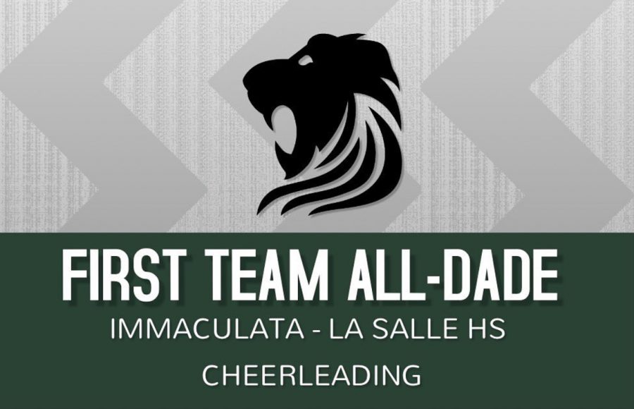 Six ILS varsity cheerleaders earned All-Dade honors this year!