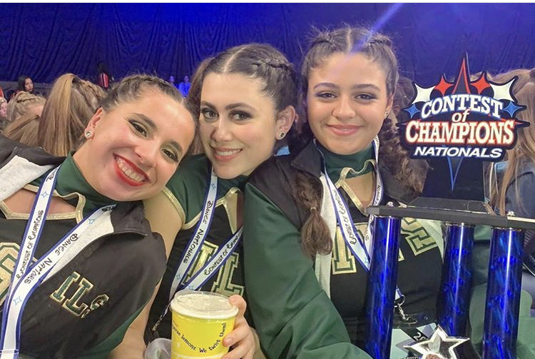 Seniors Kathleen Garcia, Ella Perez and Andrea Lavista (left to right) were integral parts of the Lionettes dance program during their time at ILS.