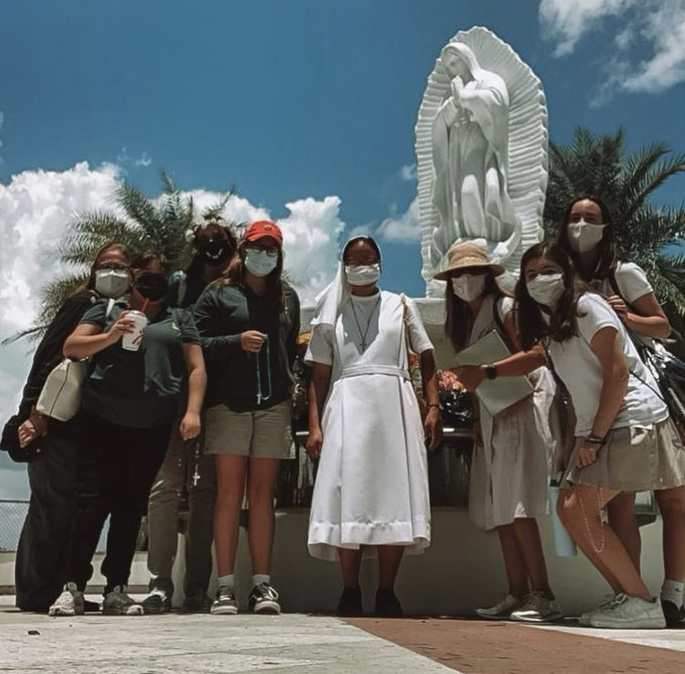 Marian Club Visits Shrine of Our Lady of Guadalupe