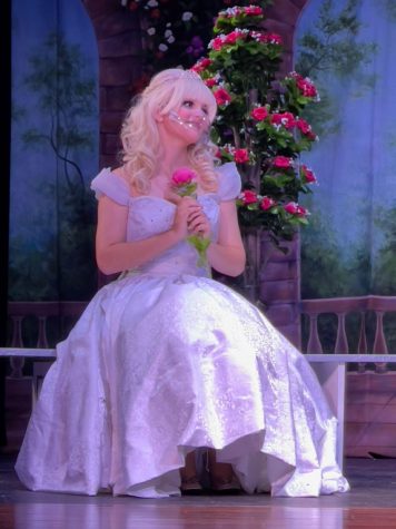 Ana Rincon as Cinderella in La Salles 2021 production of Rodgers & Hammersteins Cinderella, their first show with a live audience since the previous year.