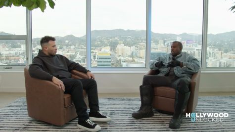 Kanye on Hollywood Fix.