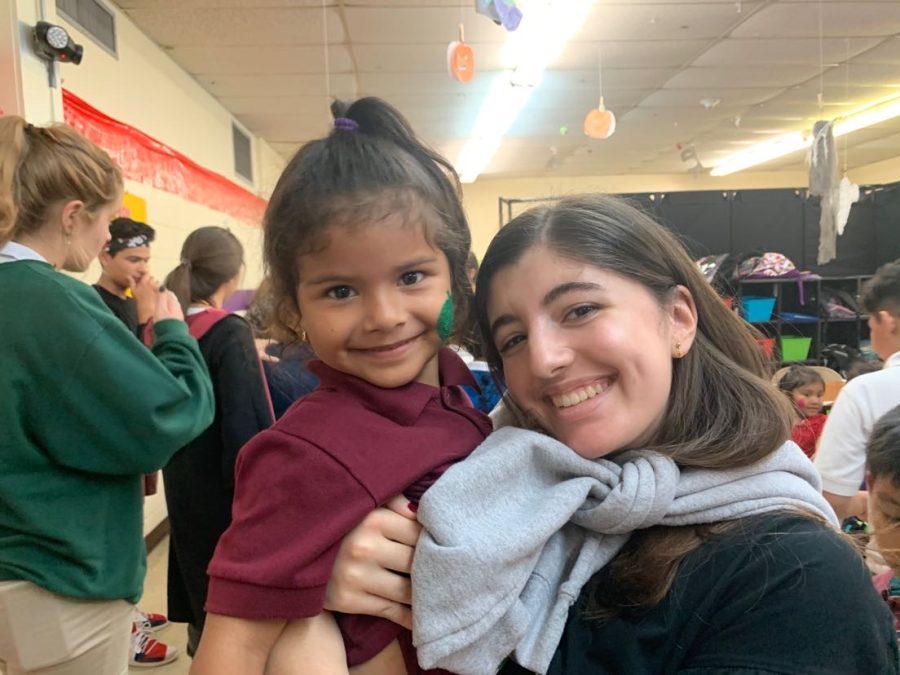 Fakhouri loves to spend time with the migrant kids, especially when she sees them on field trips.