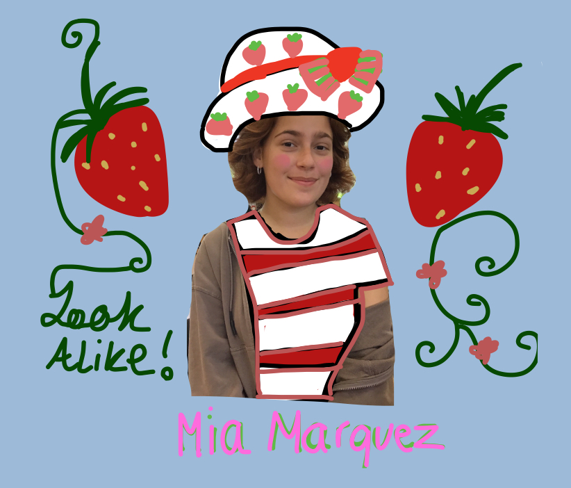 Sophomore Mia Marquez has picked up the nick name “Strawberry Shortcake” because of her short, naturally reddish hair.