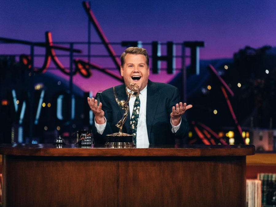 James Corden hosting the Late Late Show