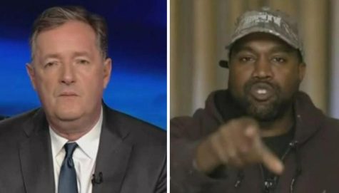 Kanye West and Piers Morgan in their recent interview. 