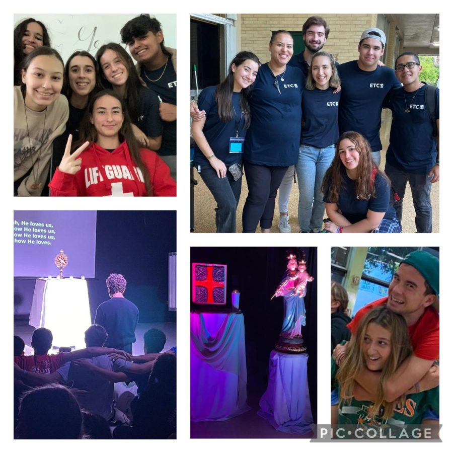 Juniors and seniors participated in their Encounter Toward Christ, ETC, the weekend beginning Nov. 10.