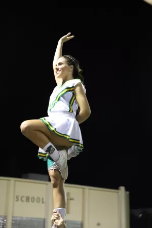 Sofia Plasencia is a flyer for the ILS cheerleading team. 