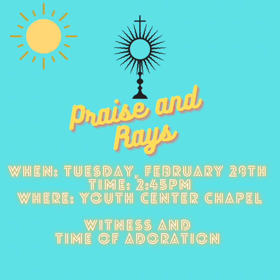 One of the many opportunities for worship and reflection offered by Campus Ministry at ILS during the Lenten Season, Praise and Rays took place February 27.