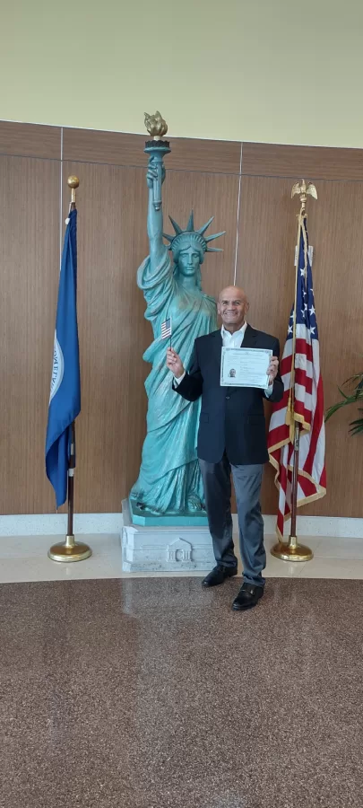 Mr.+Pablo+Rivero+shares+a+special+moment+of+pride+when+he+became+an+American+citizen.