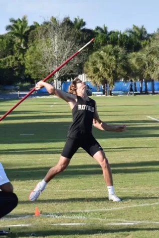 Demonstrating the proper form for the Javelin throw is critical.
