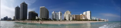Beautiful Miami beaches with white sand and blue skies. No better sight.