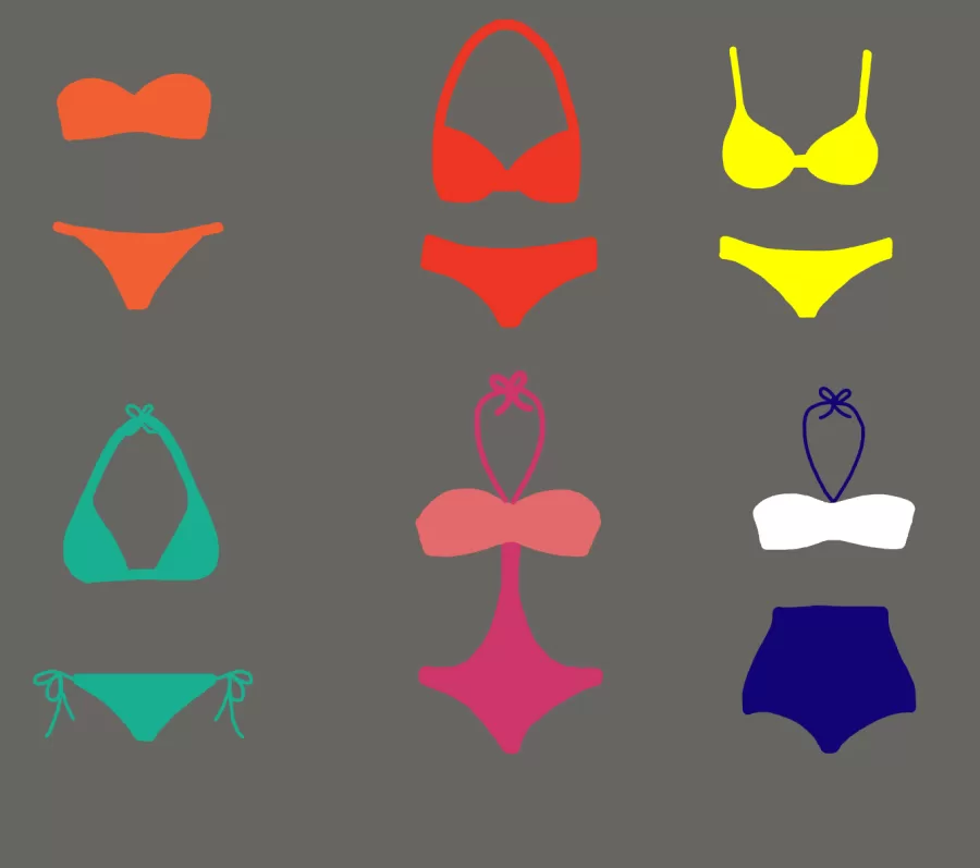 Some interesting bikini styles can spice up any summer wardrobe.