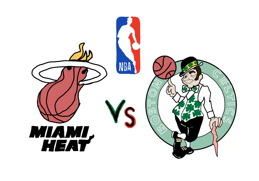 The Heat faced off against New England rivals, the Boston Celtics.