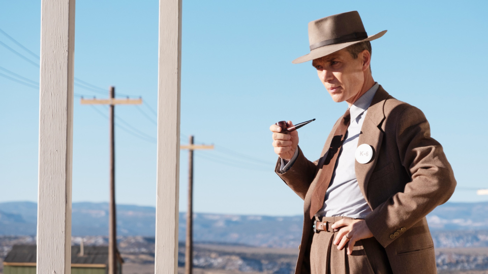 This year’s movies are globally hailed by critics as some of the best: “Cinema is back!” This image is a still of Cillian Murphy who played the lead role in the film Oppenheimer.