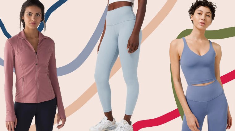 Athleisure wear is very popular nowadays with brands such as Alo Yoga and Lululemon.