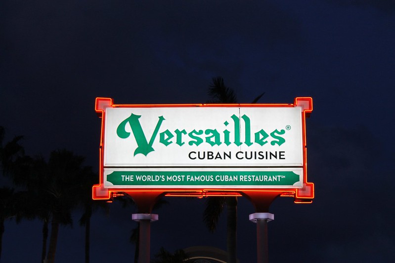 Versailles is a very famous Cuban restaurant known by many because of the even U.S. presidents have been known to visit it.