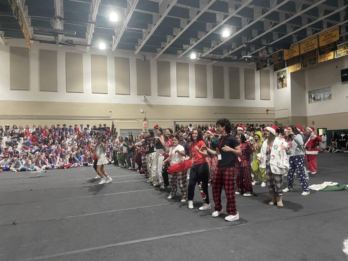 Senior’s dance to the Mariah Carey Christmas anthem “All I Want for Christmas is You.”