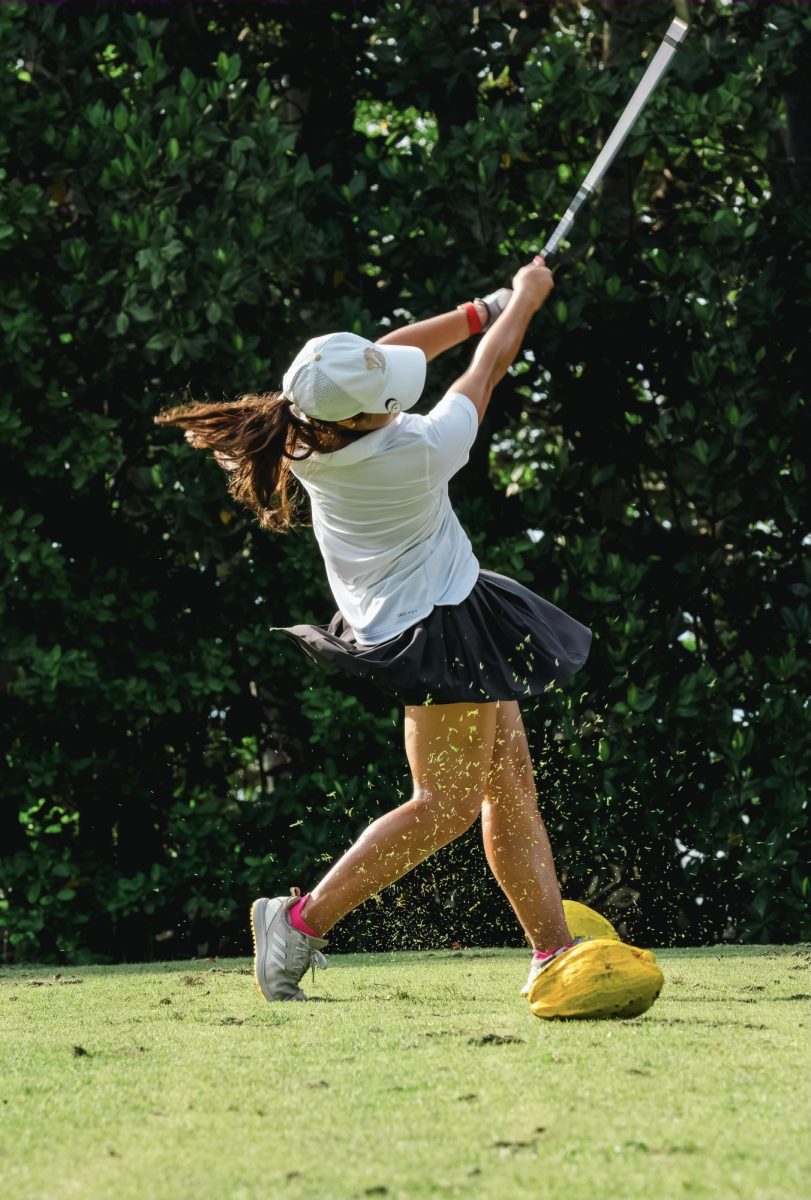Gianna Cusano has been golfing for approximately two and a half years. She has a love/hate relationship with this sport because of the large amount of mental energy she must put into it