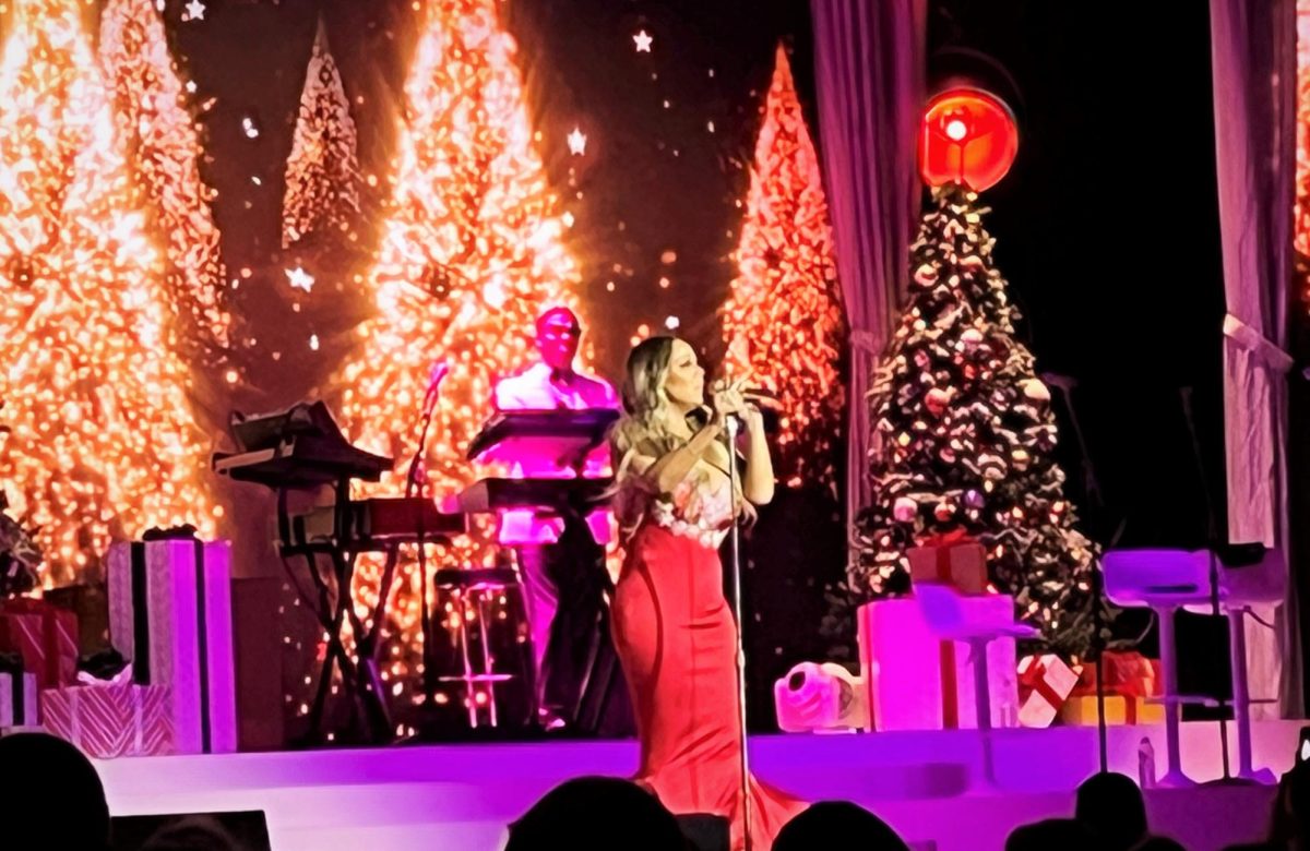 Mariah Carey Performing “All I Want for Christmas Is You”.
