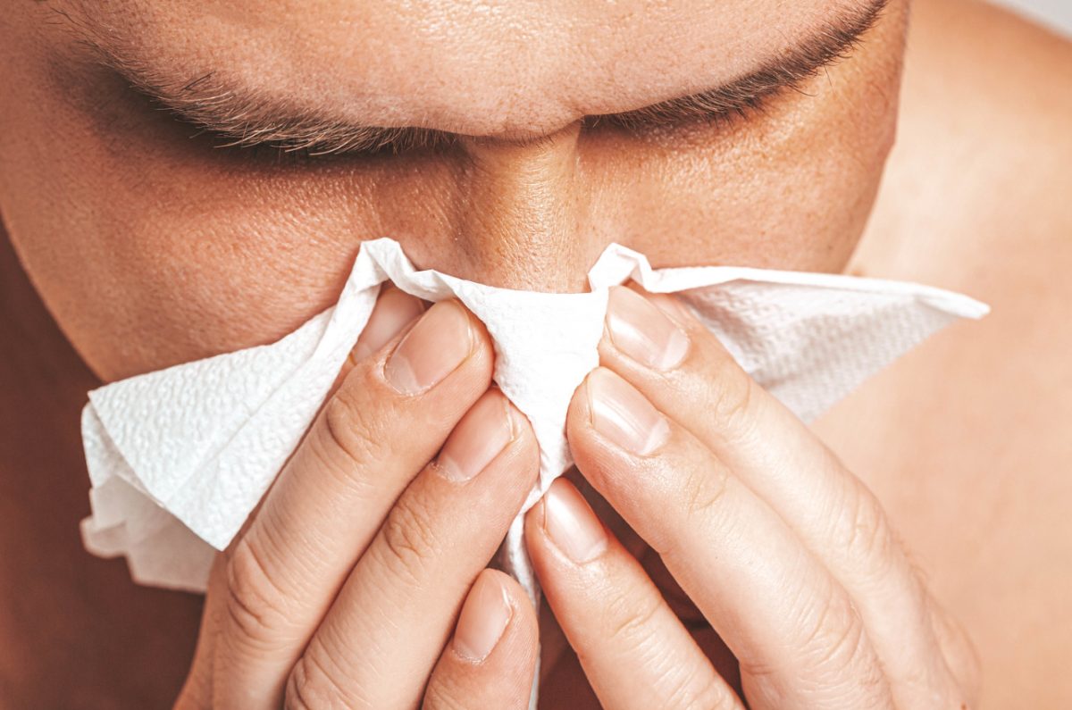 This is unfortunately a familiar ritual this time of year during the cold and flu season. 