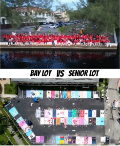 These photos reflect the diversity evident in both of the parking lots.