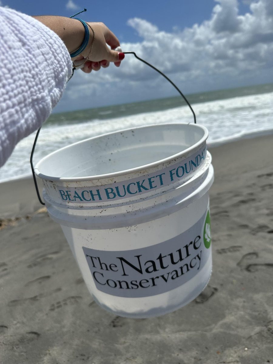 Rachael Restrepo cleans Jupiter beaches in her free time as part of her effort to combat climate change. 