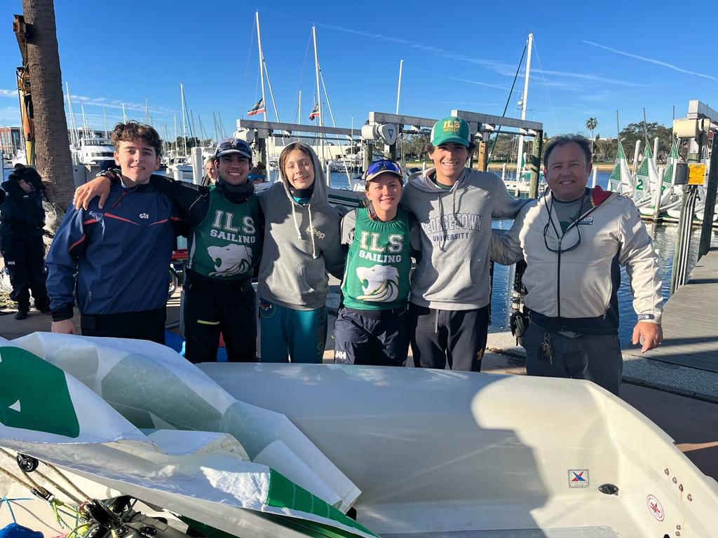 ILS Sailing recently finished sixth overall out of 16 teams at last Saturdays regatta. Members include Umi Noritake, Soleil Aurignac, Keith Gruppenhoff, Nathalie Padron, and Marco Andres.