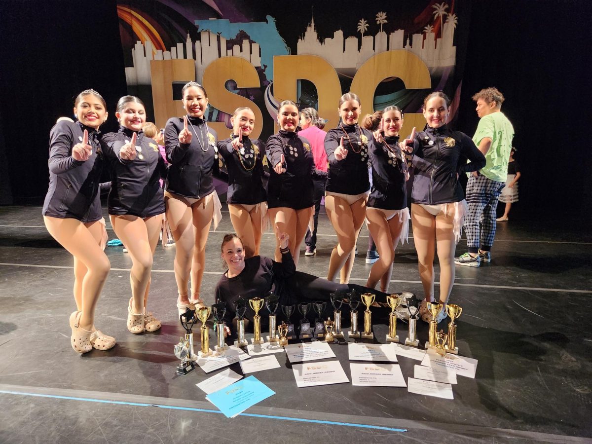 The Dance team had a huge weekend at their dance competition.