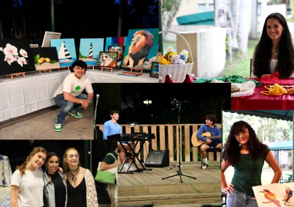 Students showcase their work and have fun at the annual Art Walk.