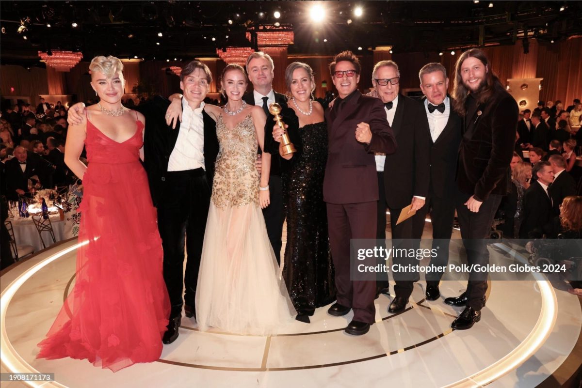 The+cast+of+award+winning+film%2C+Oppenhiemer+celebrates+its+many+wins+at+the+Golden+Globes.+Photo%3A+Getty+Images%2FChristopher+Polk%2FGolden+Globes+2024