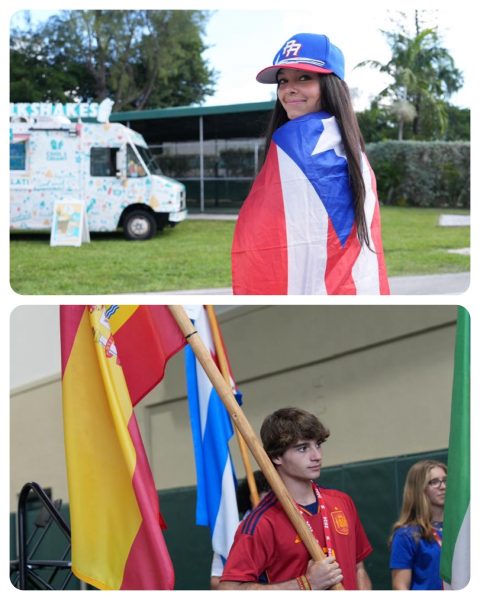 These images of ILS students taken during Feria Latina, which always happens in October during Hispanic Heritage month, represent the diverse countries from where many students hail. Photo: ILS Instagram