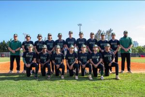 The ILS Varsity Baseball team photo for features players from 2024.