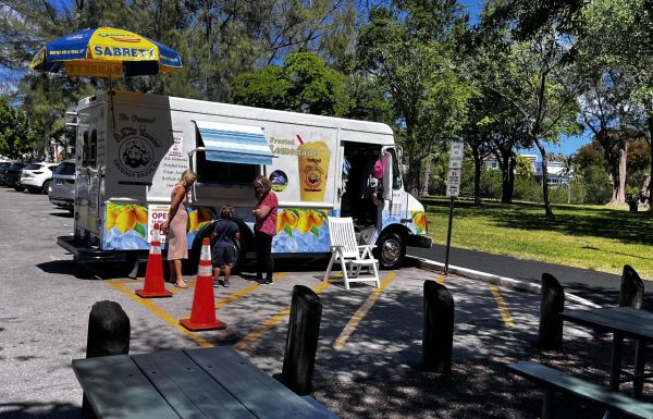 Just down the street from the ILS campus at John F. Kennedy Park, you will find the A.C.s Icee truck serving refreshing choices.