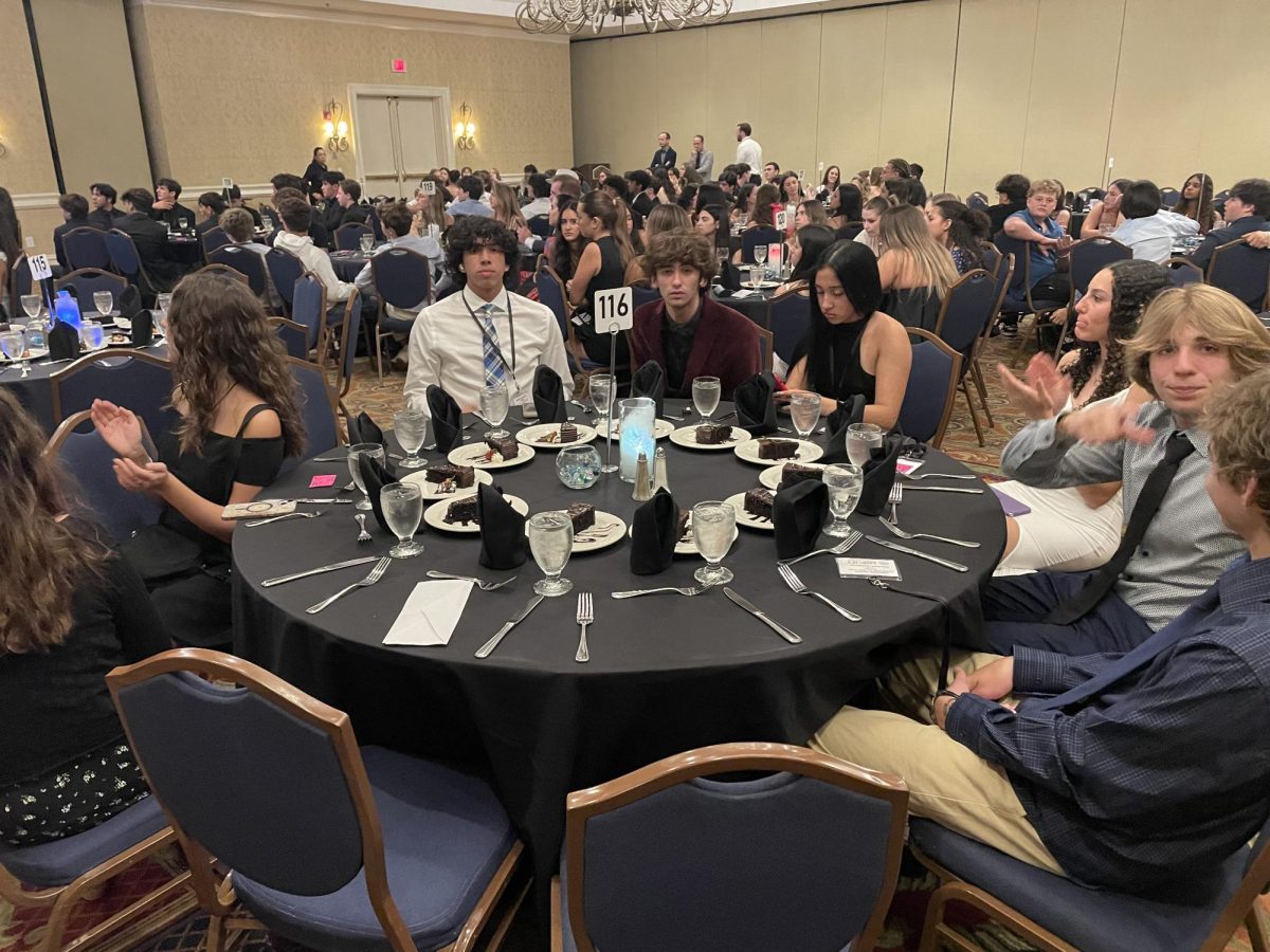 LTV students enjoyed an elegant dinner at the end of their Florida Scholastic Press Association conference in Orlando, Florida.