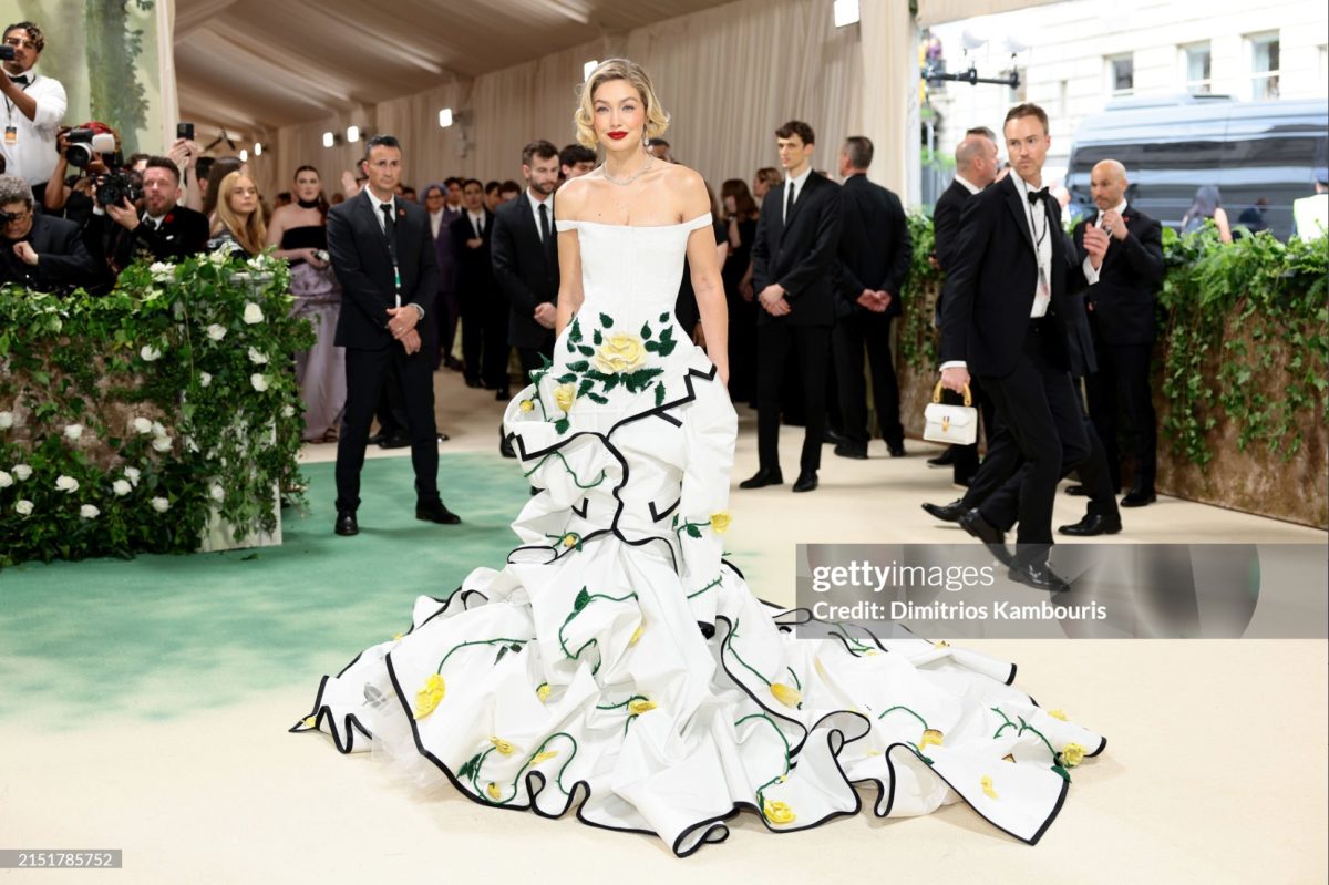 Gigi Hadid on the red carpet 