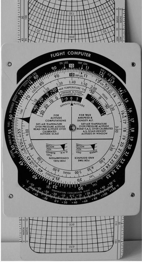 A picture of Francisco’s least favorite thing about flying making the flight plan