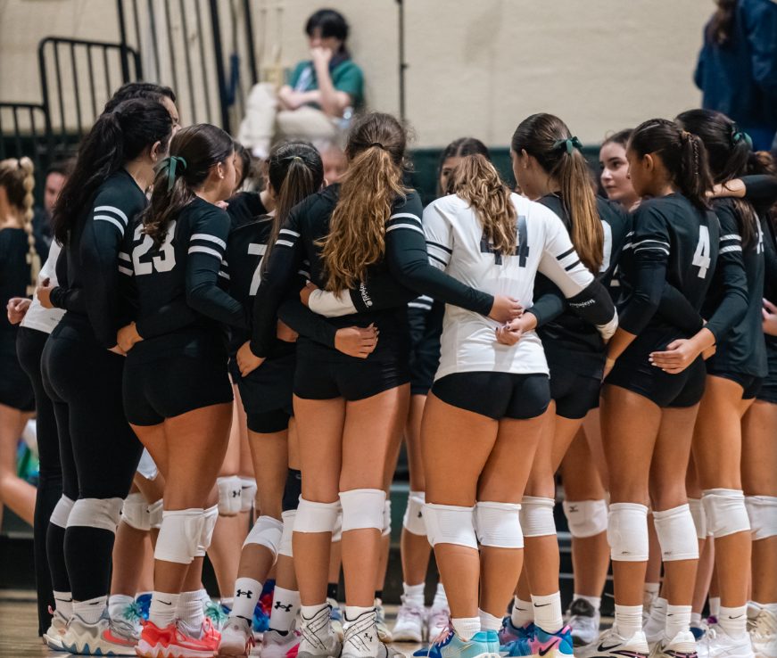 ILS Girls' Volleyball team dominates Carrollton of the Sacred Heart at an intense game.